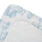 Manta Pequeña Sencilla 75×100 cms Toile de Jouy Azul