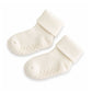 Medias de algodón para bebé 3 pares (2 marfil, 1 beige)
