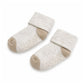 Medias de algodón para bebé 3 pares (2 marfil, 1 beige)