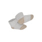 Medias de algodón para bebé 3 pares (2 beige, 1 marfil)