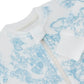 Pijama Fleece Enteriza Toile de Jouy Azul