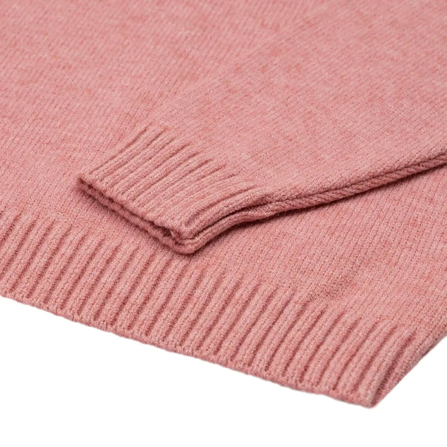 Buzo Tejido Unicolor Rosado
