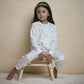 Pijama Fleece Dos Piezas Patch Marino