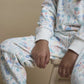 Pijama Fleece Dos Piezas Patch Marino