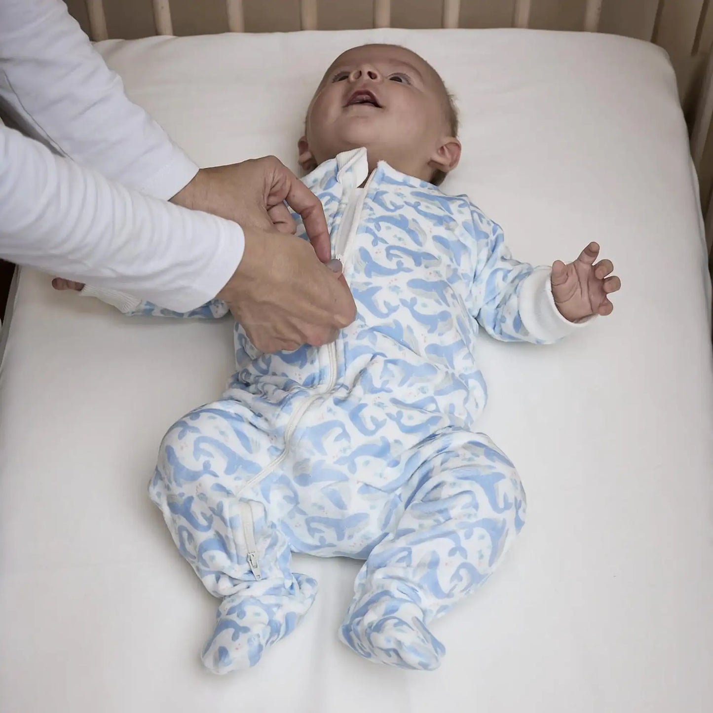 Pijama Fleece Enteriza Ballenas