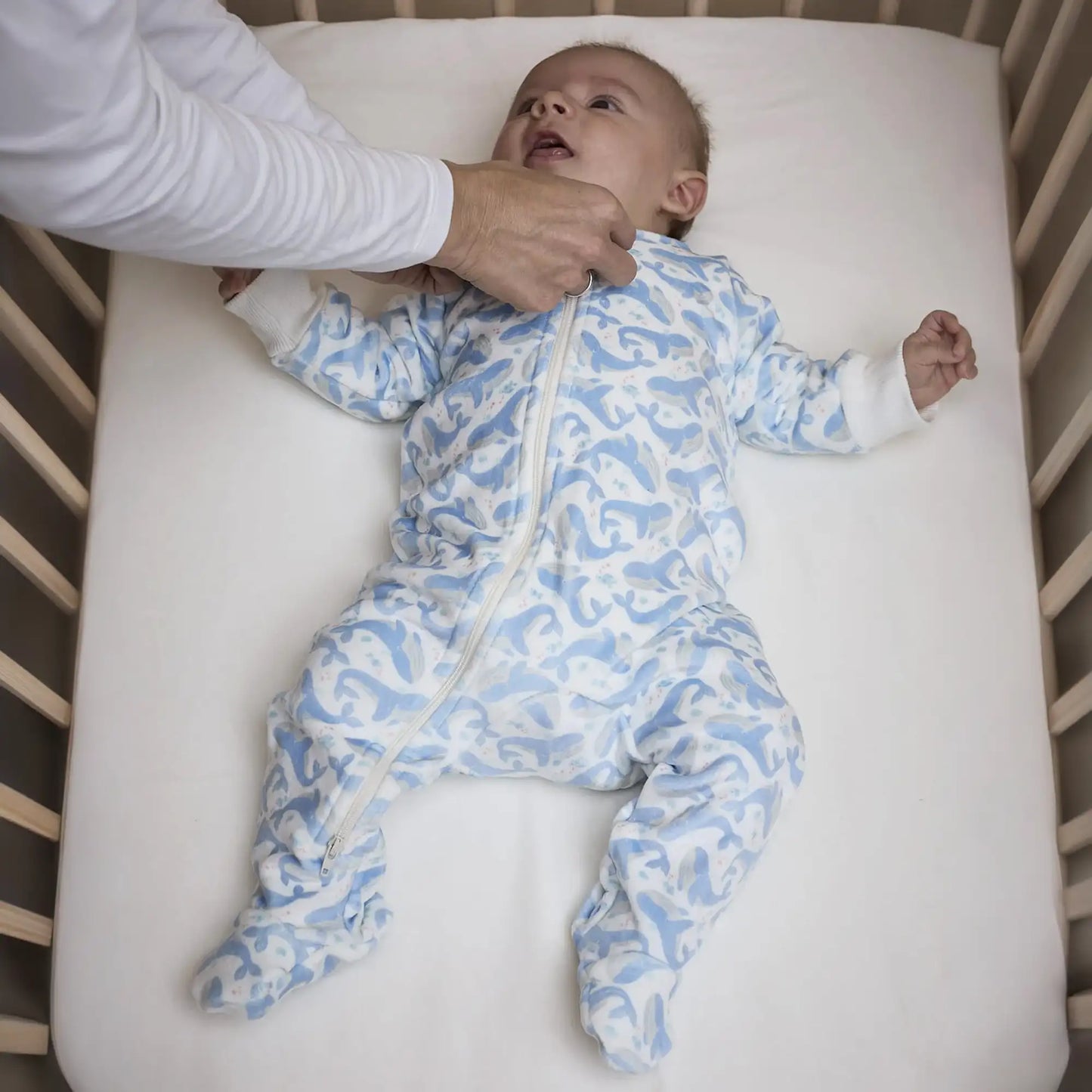 Pijama Fleece Enteriza Ballenas