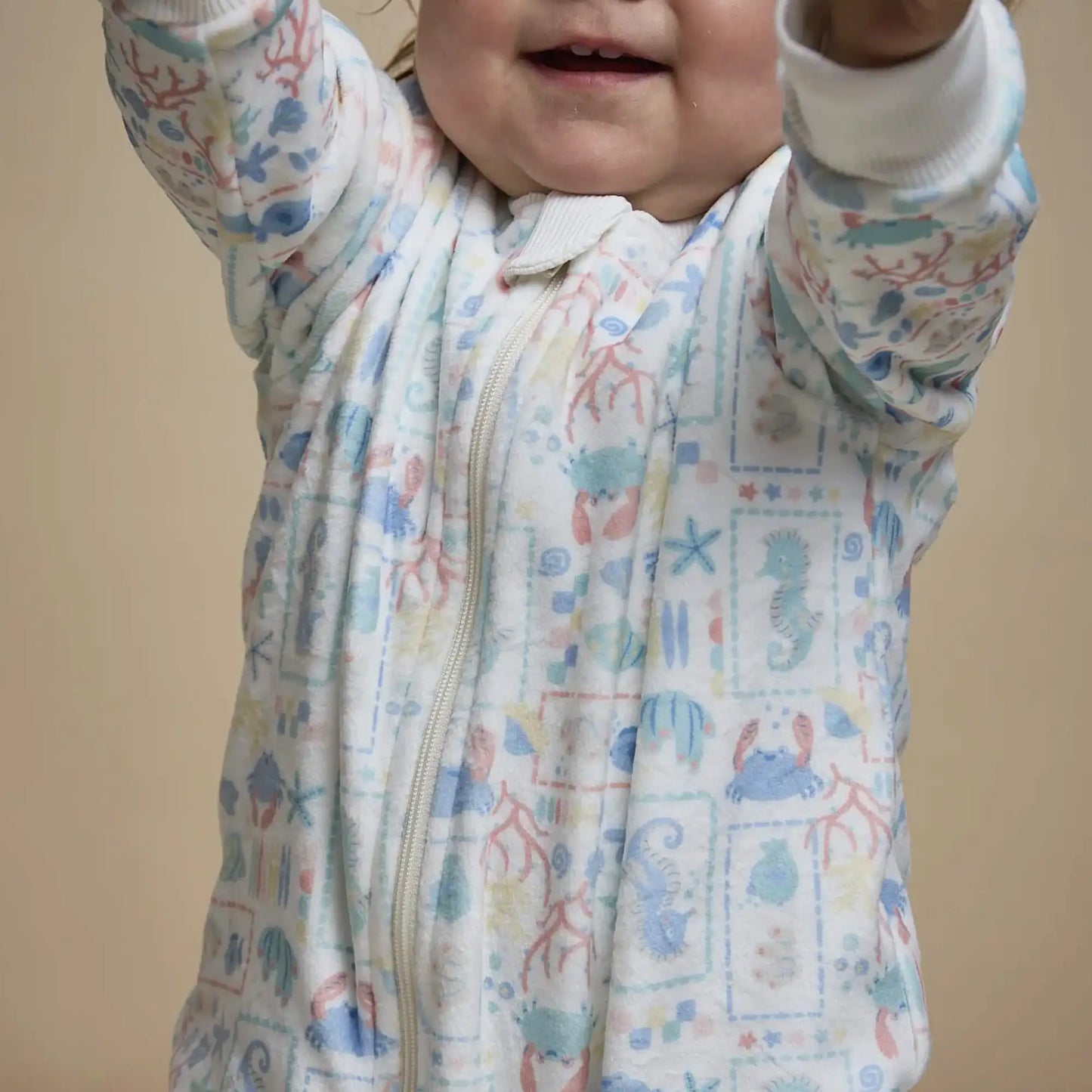 Pijama Fleece Enteriza Patch Marino