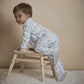 Pijama Fleece Enteriza Patch Marino