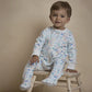 Pijama Fleece Enteriza Patch Marino