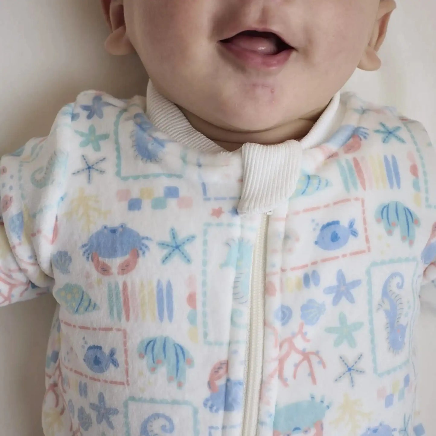Pijama Fleece Enteriza Patch Marino