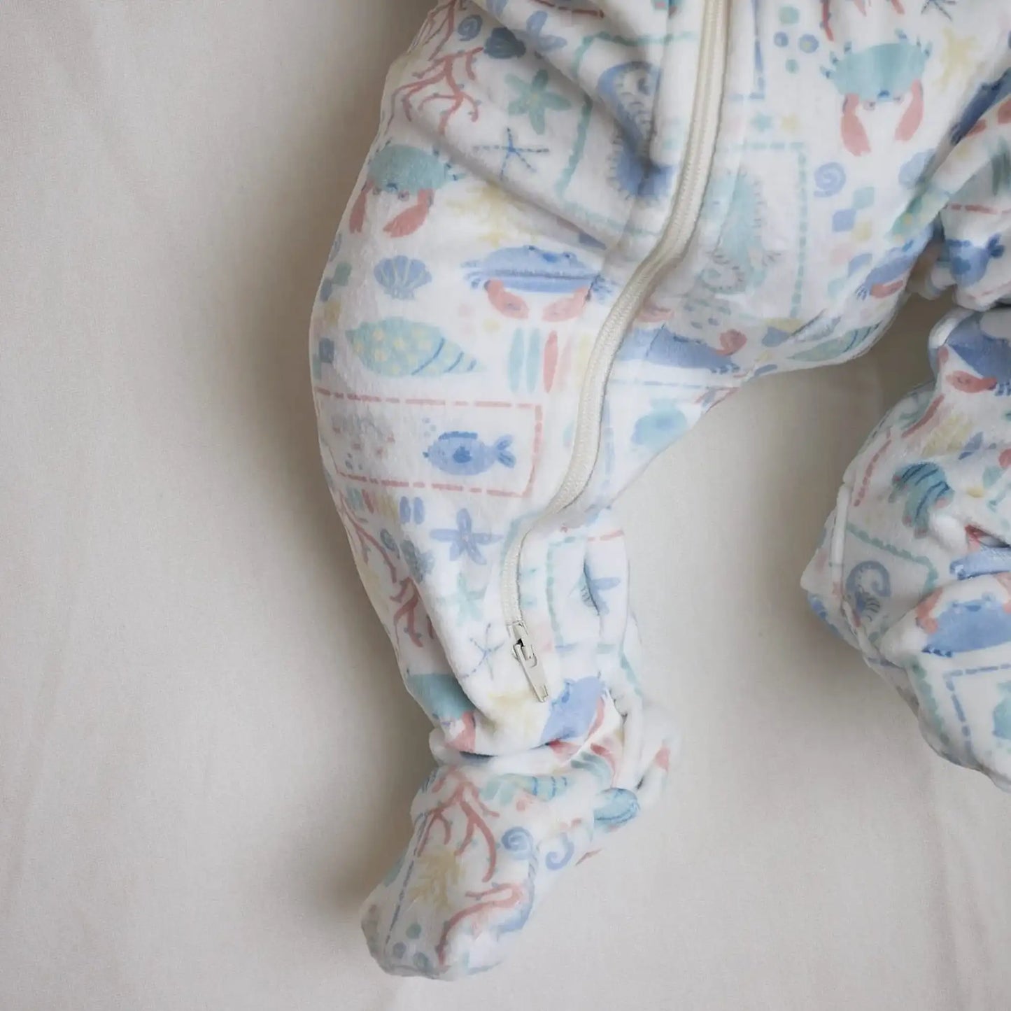 Pijama Fleece Enteriza Patch Marino