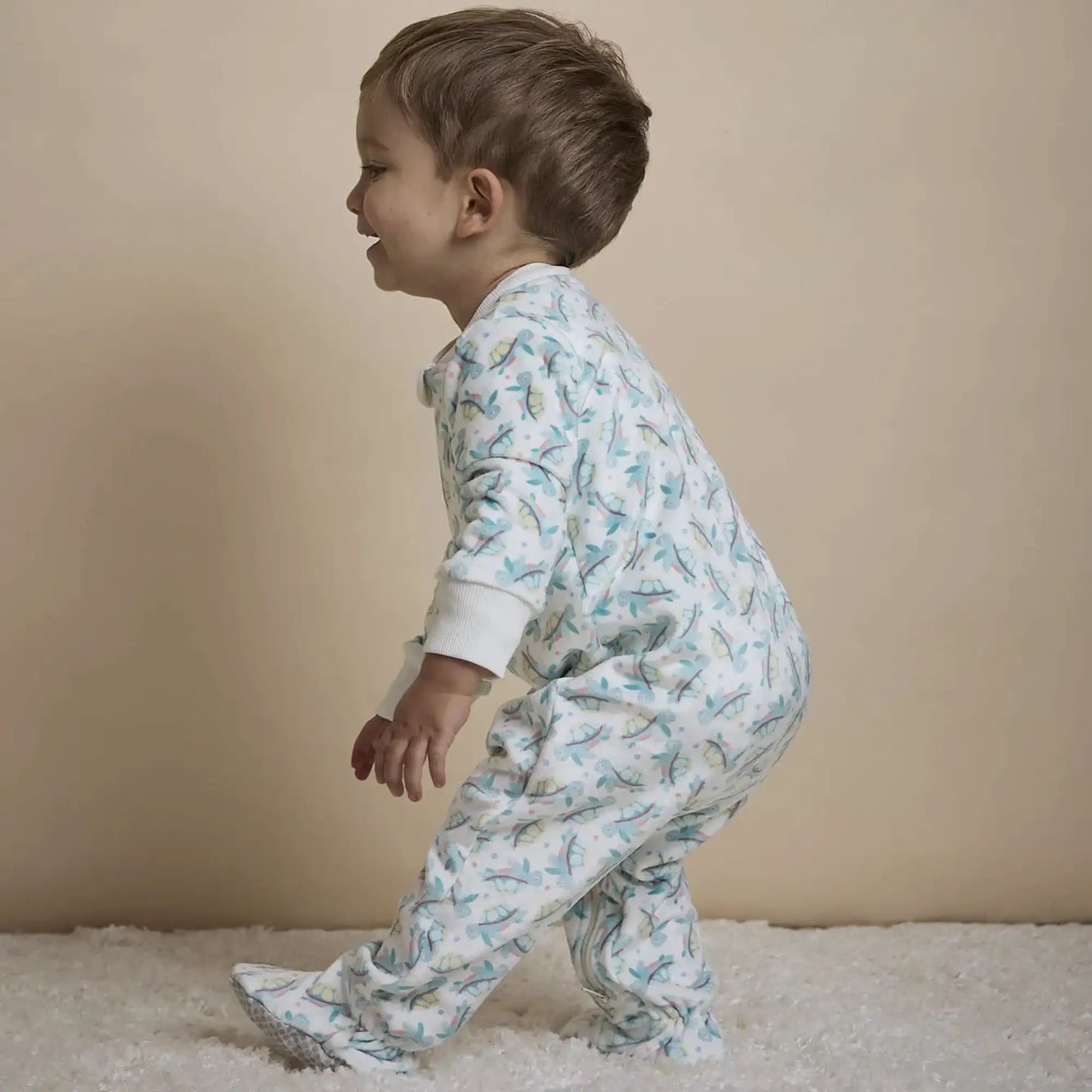 Pijama Fleece Enteriza Tortugas