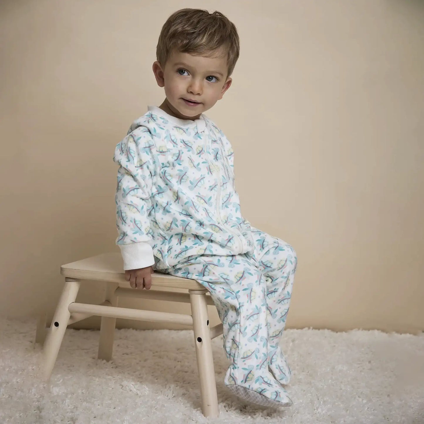 Pijama Fleece Enteriza Tortugas