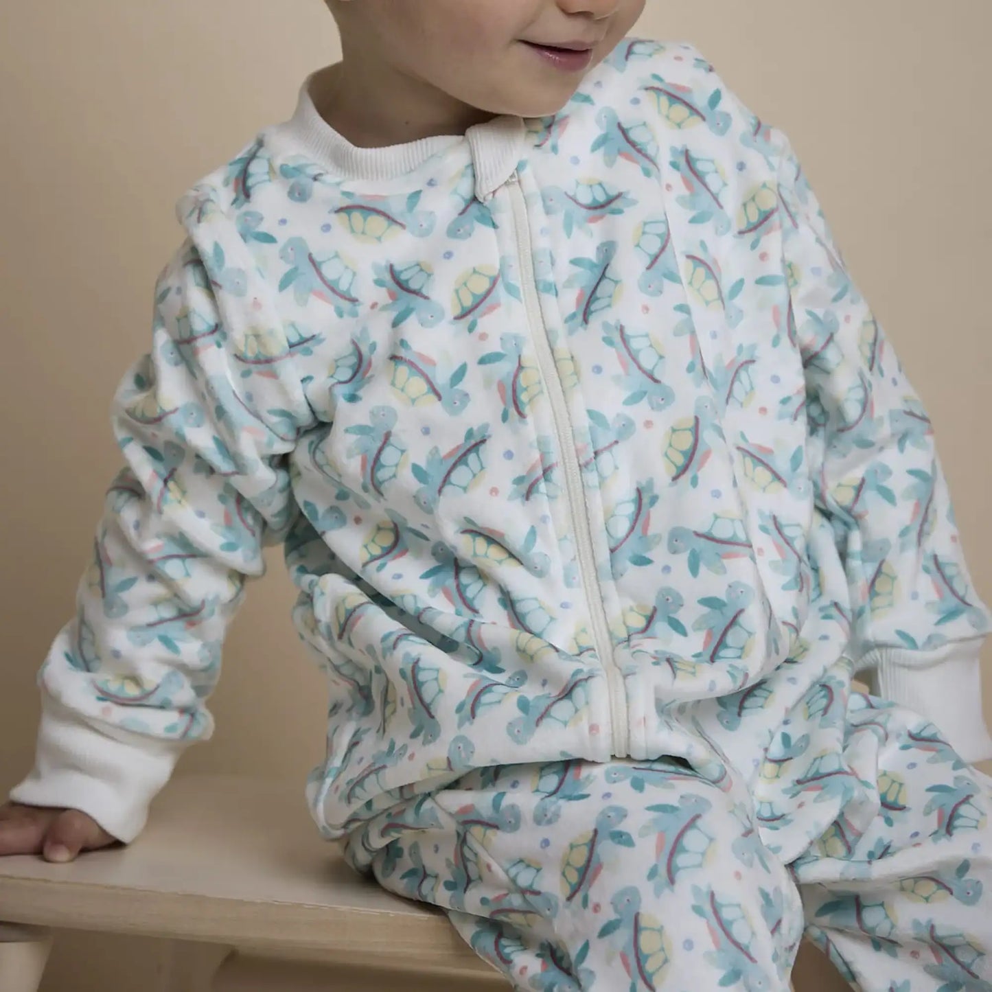 Pijama Fleece Enteriza Tortugas