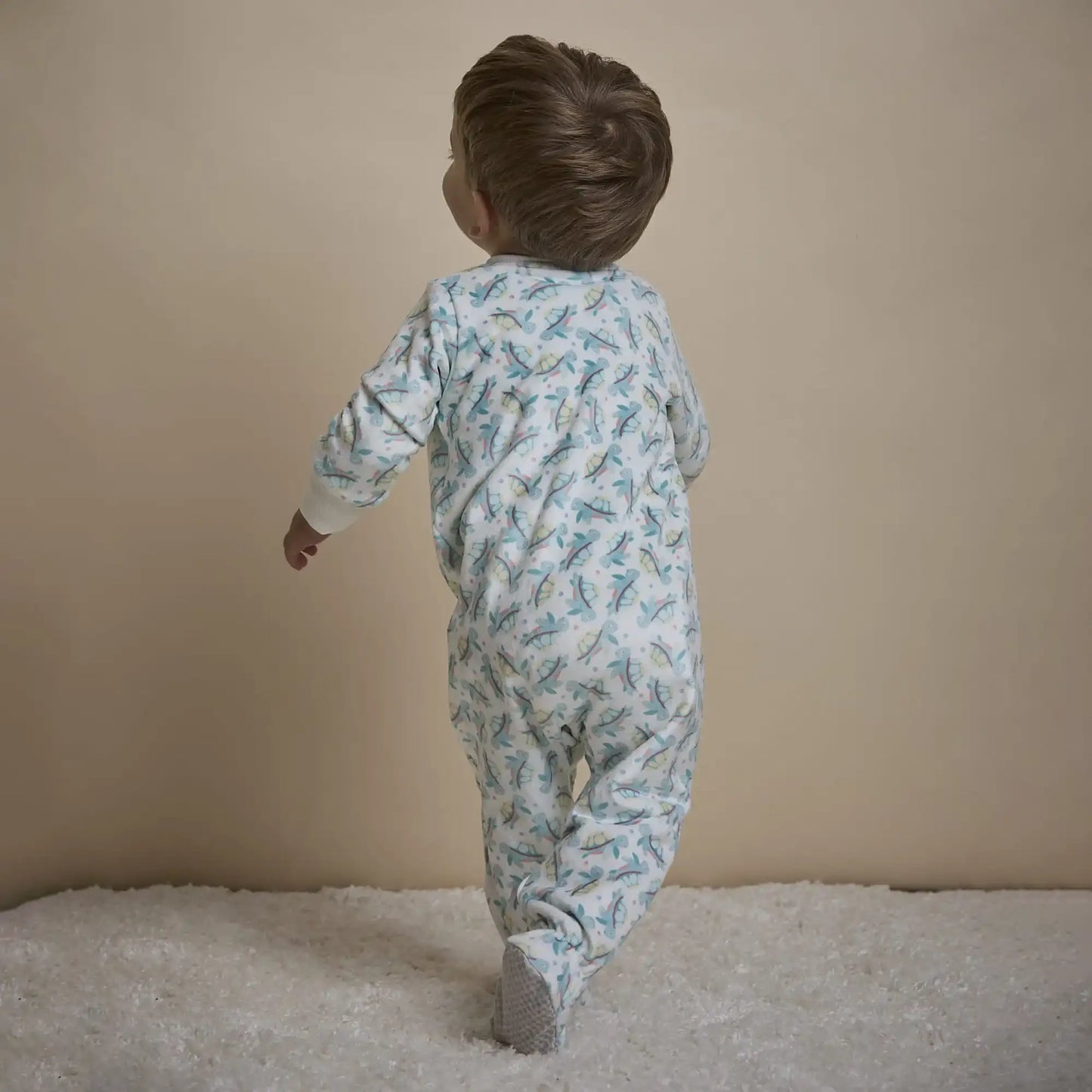 Pijama Fleece Enteriza Tortugas