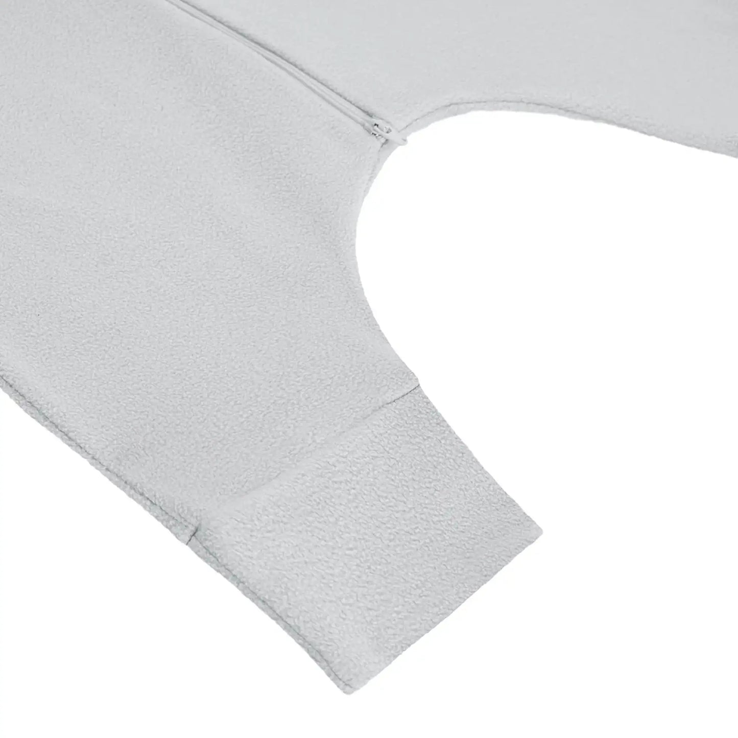 Saco de Dormir Fleece Pies Descubiertos Gris